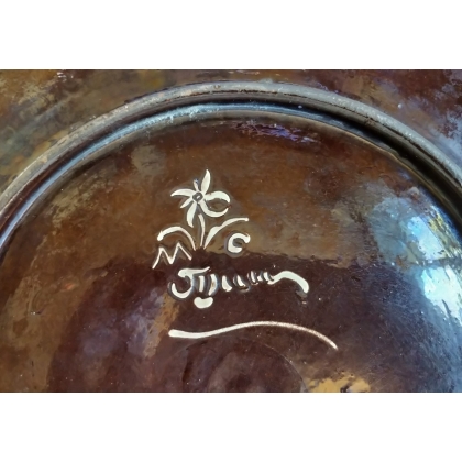 Plat en céramique de Thoune \"Genève\"