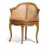 Fauteuil de bureau Mansart style Louis XV