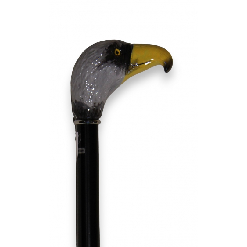 Walking stick with an enamelled eagle knob