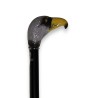 Walking stick with an enamelled eagle knob