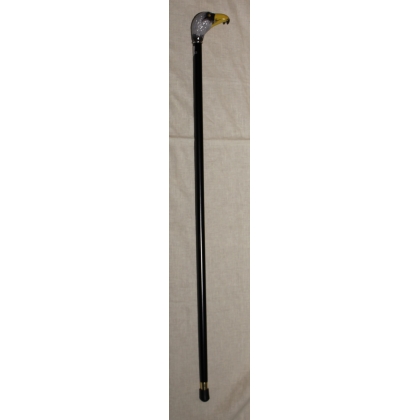 Walking stick with an enamelled eagle knob