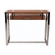 Console "Madison" wood and stainless steel