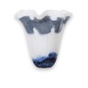 Blue and white Marble flared vase