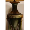 Paire de lampes en tôle verte