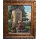 Tableau "Fille à la prière" signé J. BLUMENTHAL