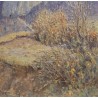 Tableau \"Falaises\" signé J. BLUMENTHAL