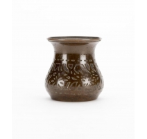 Vase, kupfer gehämmert von Tiffany Studios