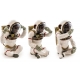 Lot de 3 Singes de la sagesse Astronautes