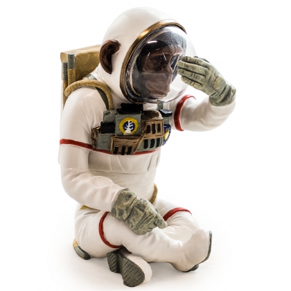 Lot de 3 Singes de la sagesse Astronautes