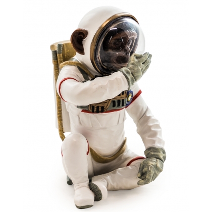 Lot de 3 Singes de la sagesse Astronautes