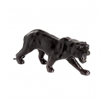 Sculpture Panther leather