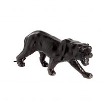 Skulptur Panther in leder