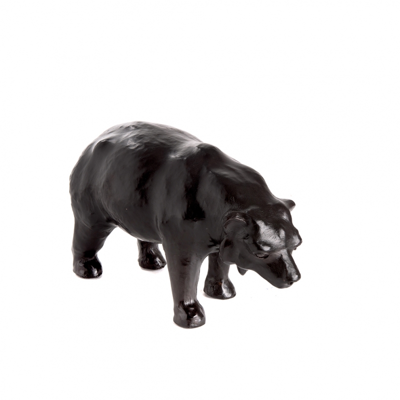 Sculpture Bear leather