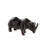 La escultura de cuero de Rinoceronte