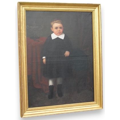 Tableau \"Portrait d\'enfant\".