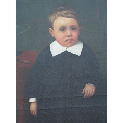 Paintings | Painting: ‘Portrait of a Child’. Moinat SA  – Antiques and home décor