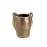 Vase Tigre en aluminium doré
