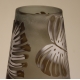 Vase esprit Nancy Feuilles Topicales en verre