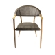 Fauteuil Rio en aluminium peint faux bois
