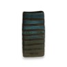 Double-layered Wave vase in acid-etched glass