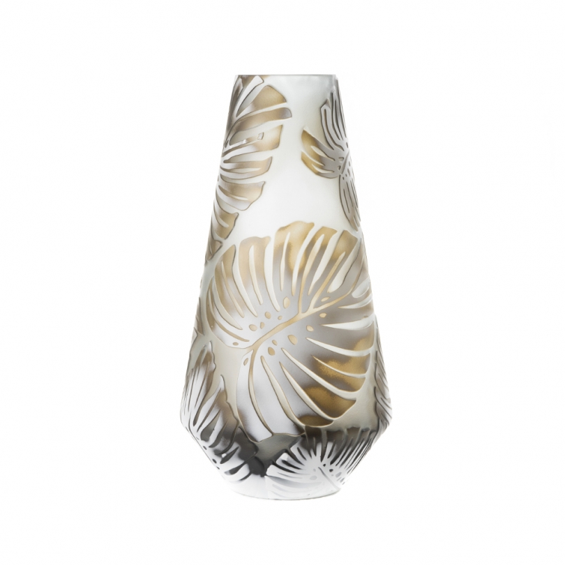 Vase geist Nancy Blätter Topicales glas