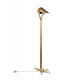 Lamp on foot Falcon of gold-coloured aluminium