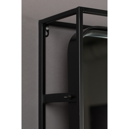 Langres coat rack with mirror and cane work