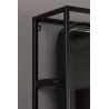 Langres coat rack with mirror and cane work