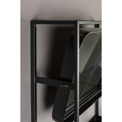 Langres coat rack with mirror and cane work