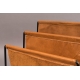 Door-newspaper-metal and brown leather