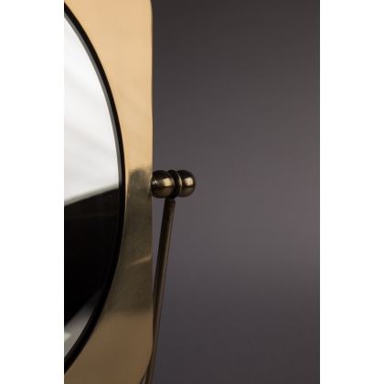 Miroir de table Pris en métal doré