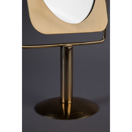 Miroir de table Pris en métal doré