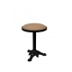 Stool bistro cast iron and jute