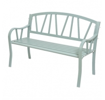 Banc de jardin Odense en aluminum vert clair