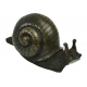 Escargot en bronze, goulot de fontaine