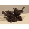 Bronze \"2 Oiseaux\" sur socle