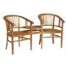 Banc de jardin double \"Betawi\" en teck