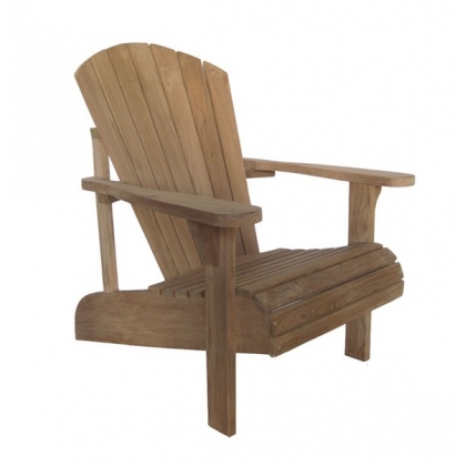 Fauteuil de jardin \"Adirondack\" en teck