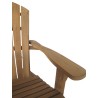 Fauteuil de jardin \"Adirondack\" en teck