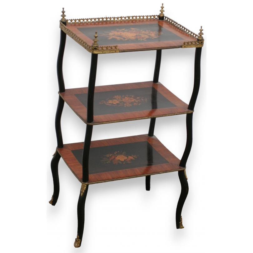 3 tier Napoleon III table