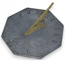 Horizontal sundial, lead.