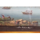 Gouache "Vue de Naples".