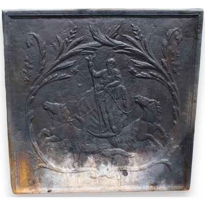 Plaque de cheminée "Neptune"