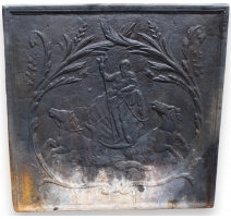 Plaque de cheminée "Neptune"