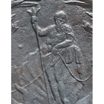 Plaque de cheminée "Neptune"