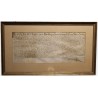 Document ancien encadré daté 1699