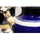 Paire de vases Meissen bleu cobalt aux serpents