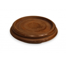 Socle chinois en bois touré