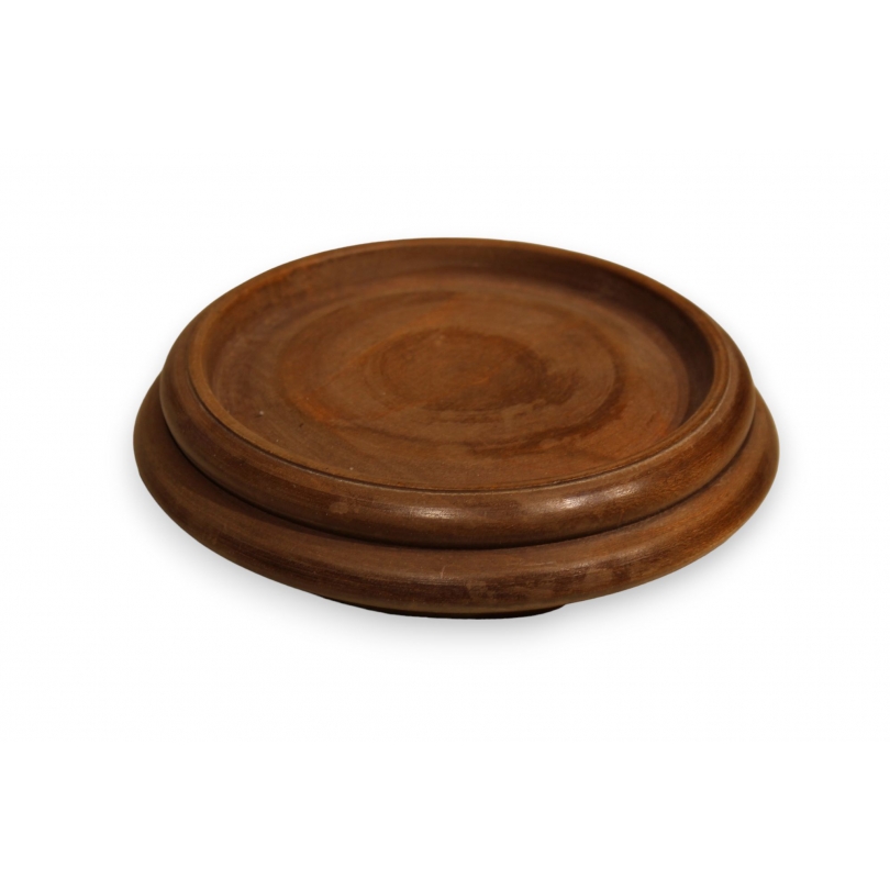 Socle chinois en bois touré