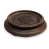 Chinese carved wooden plinth (damaged)
